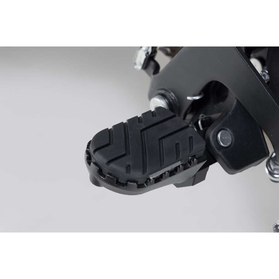 Kit Pedane Regolabili Ion Nero / Nero Sw-Motech FRS.41.011.10000/B Per Royal Enfield Himalayan 450 / Rally