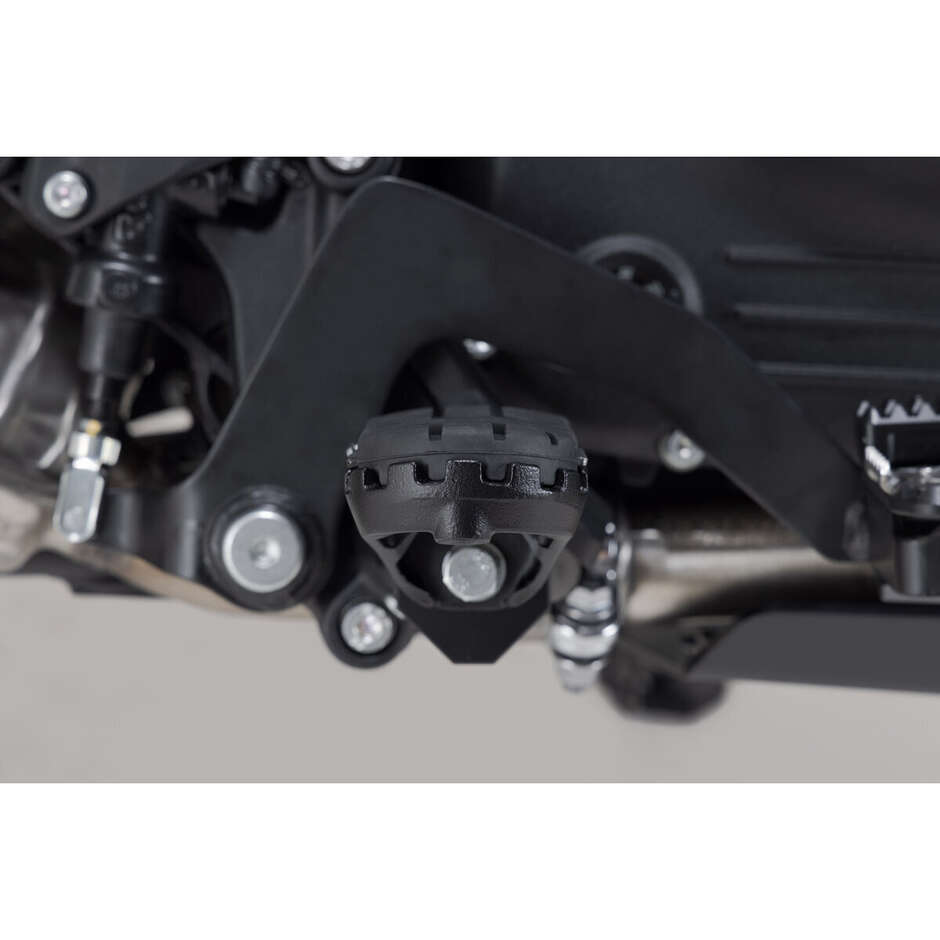 Kit Pedane Regolabili Ion Nero / Nero Sw-Motech FRS.41.011.10000/B Per Royal Enfield Himalayan 450 / Rally