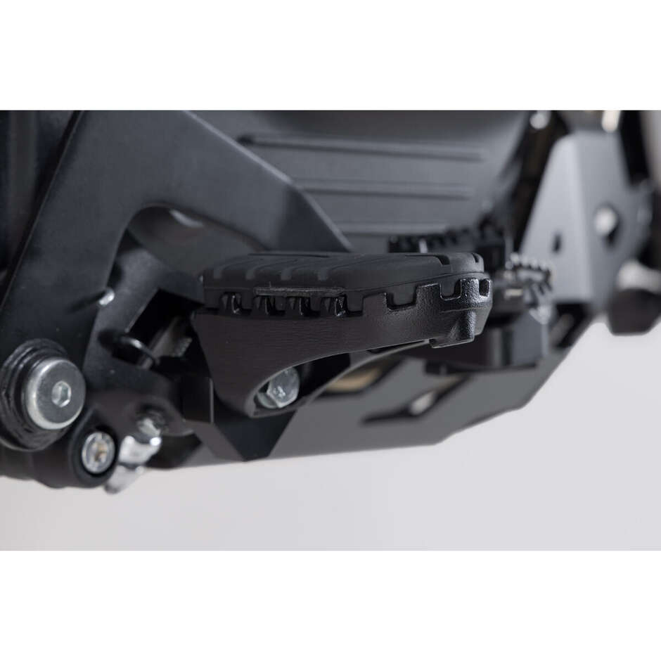 Kit Pedane Regolabili Ion Nero / Nero Sw-Motech FRS.41.011.10000/B Per Royal Enfield Himalayan 450 / Rally