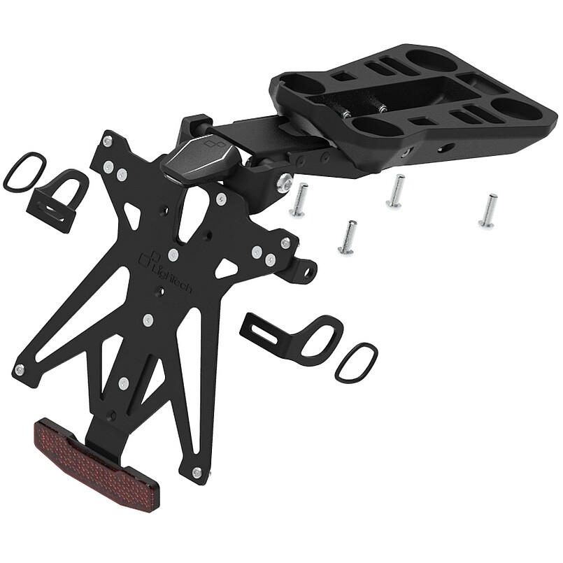 Kit Porta Targa Regolabile Lightech Specifico Per Ducati Multistrada V2 / V2 S (2025)