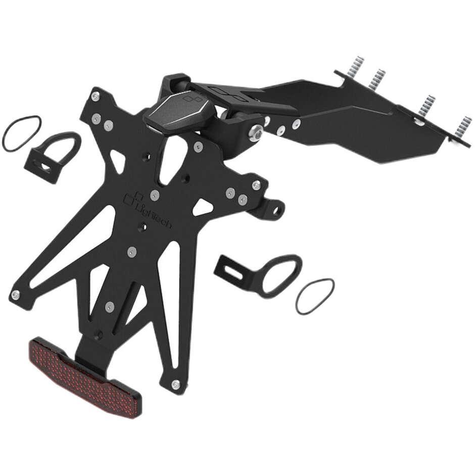 Kit Porta Targa Regolabile Lightech Specifico Per Yamaha TRACER 9 GT; MT-09 TRACER (21-24) 