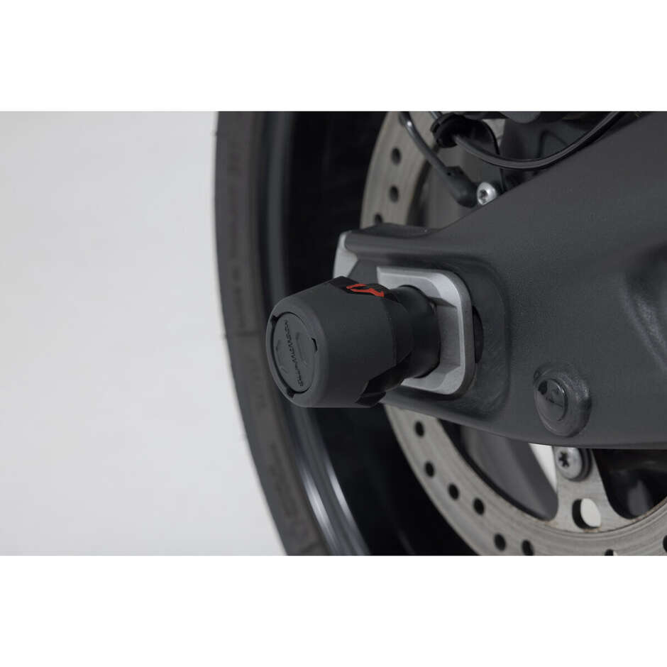 Kit Protezioni Asse Posteriore Nero STP.11.176.10700/B Per Daytona, Trident, Tiger 660, X-Cape 650