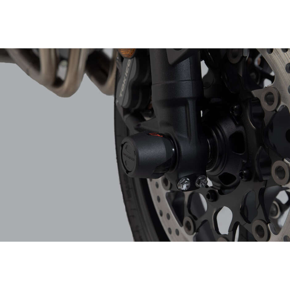 Kit Protezioni Perni Ruota Anteriore Nero STP.01.176.10001/B Per Honda CB1000R (18-)