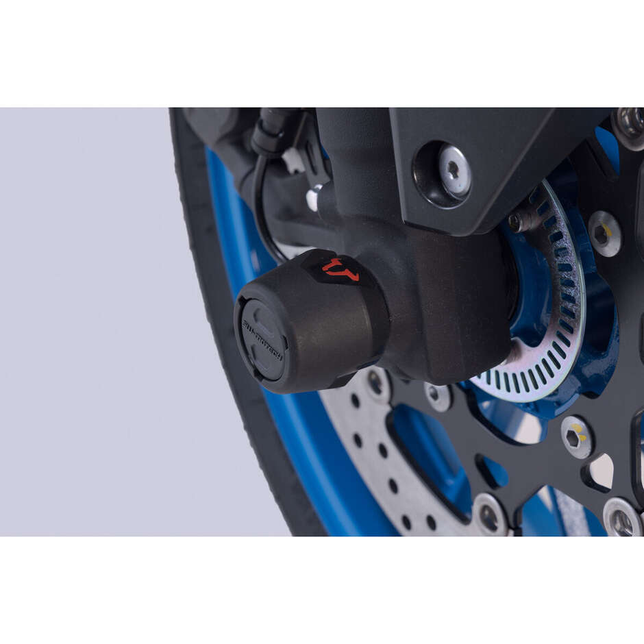 Kit Protezioni Perni Ruota Anteriore Nero STP.05.176.10700/B Per Suzuki GSX-8S/8R (22-), V-Strom 800 (22-)