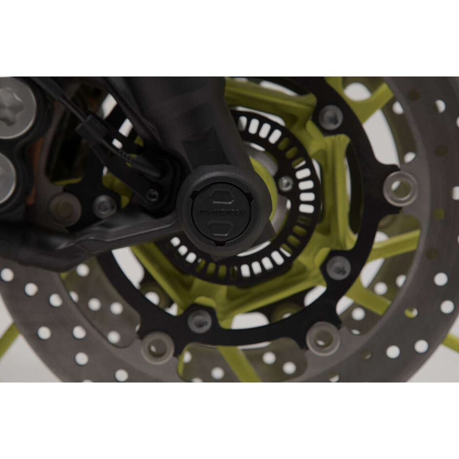 Kit Protezioni Perni Ruota Anteriore Nero STP.06.176.10701/B Per MT-09 / Tracer 900 / YZF-R7, Aprilia