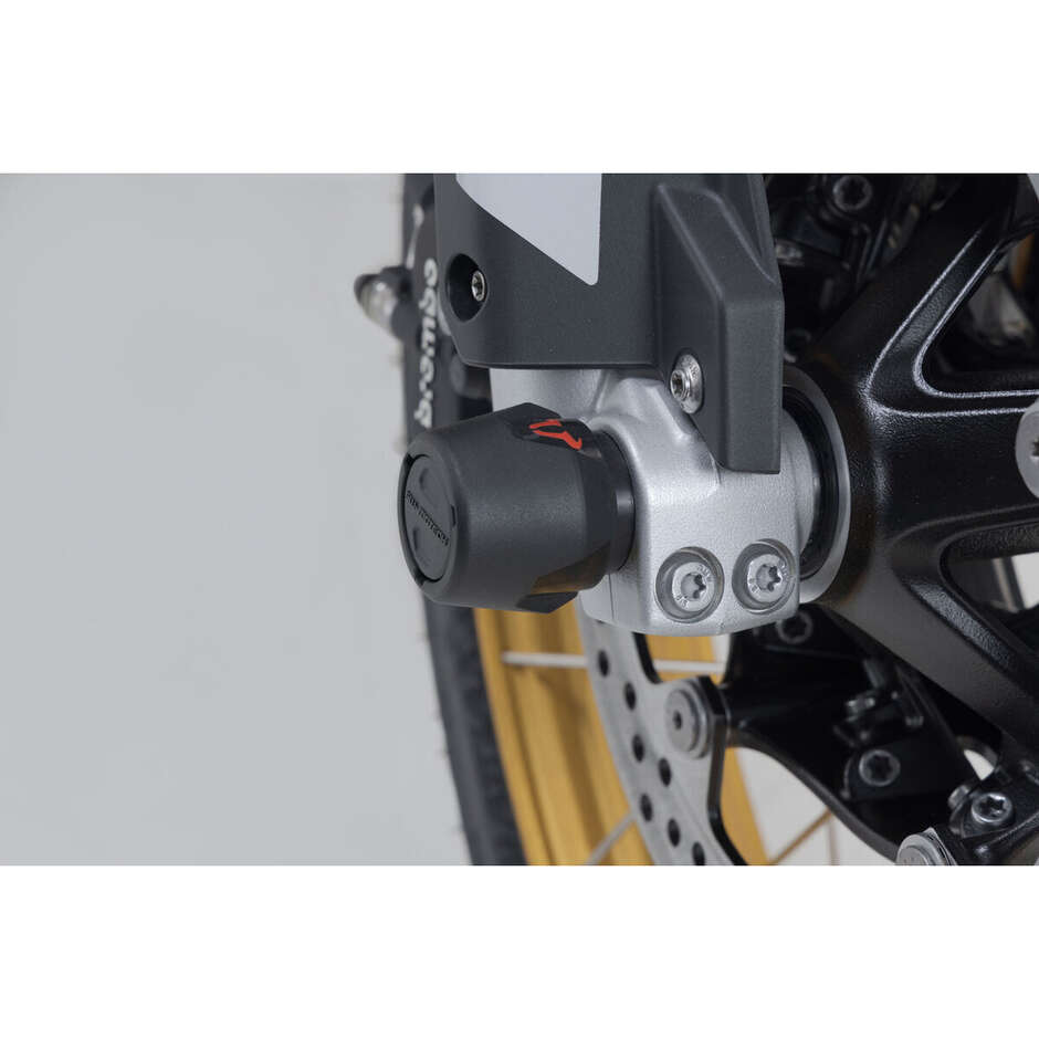 Kit Protezioni Perni Ruota Anteriore Nero STP.07.176.11502/B Per BMW F750/800GS, F850GS/Adv, F900R/XR/GS