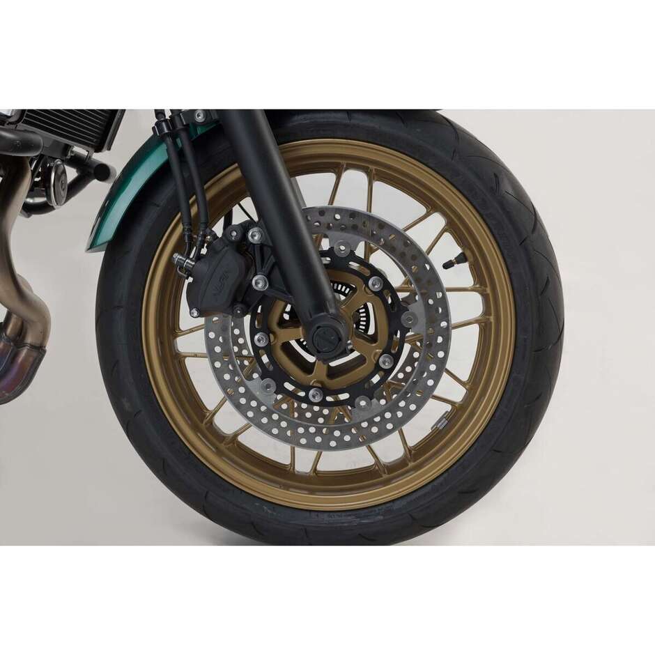Kit Protezioni Perni Ruota Anteriore Nero STP.08.176.10801/B Per Kawasaki Z650, Ninja 650, Ninja 7 Hybrid