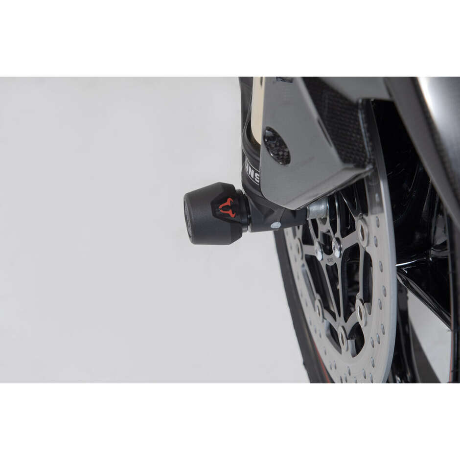 Kit Protezioni Perni Ruota Anteriore Nero STP.11.176.10001/B Per Modelli Triumph, Yamaha, Royal Enfield