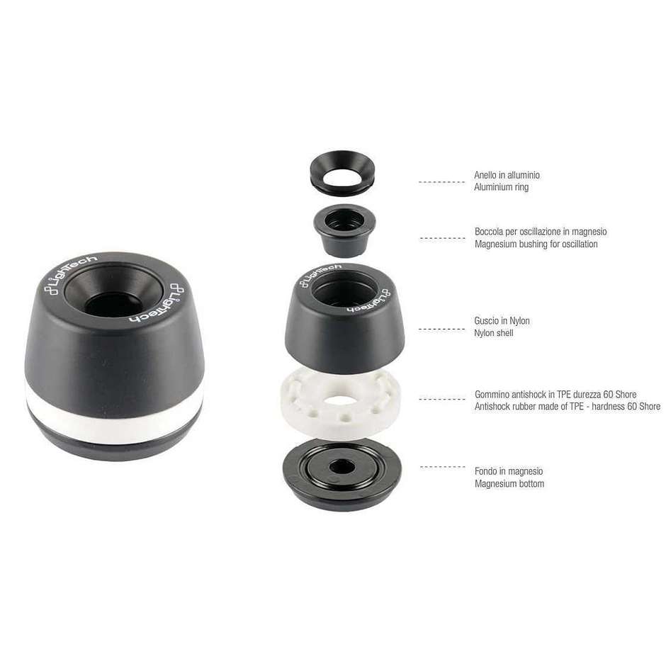 Kit Protezioni Telaio Ammortizzate STEYA212 Specifici Per Yamaha MT-07 (2014-20)