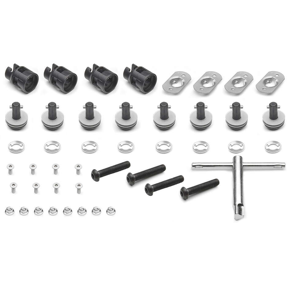 Kit Rapid Release Givi 14RKIT per Trasformare Telaietti Laterali in un Telaio a Rimozione Rapida 