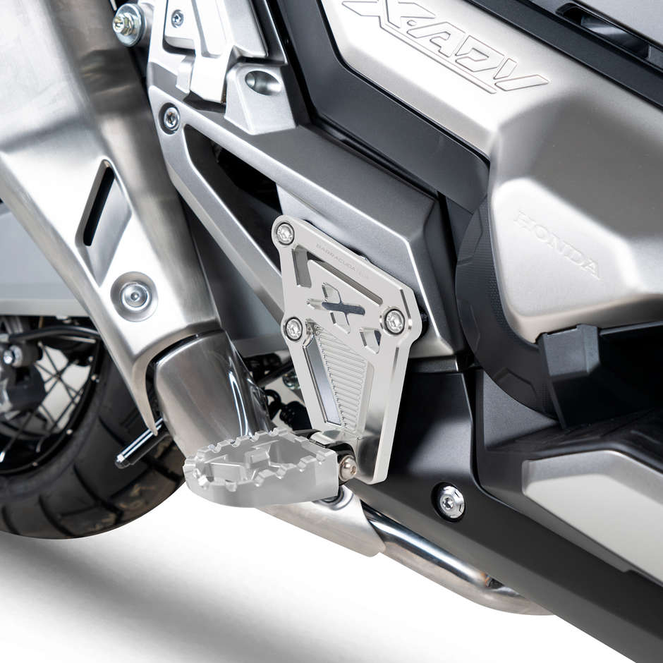 Kit Repose-Pieds Barracuda Aluminium HX7123 Spécifique pour Honda X-ADV Gunmetal