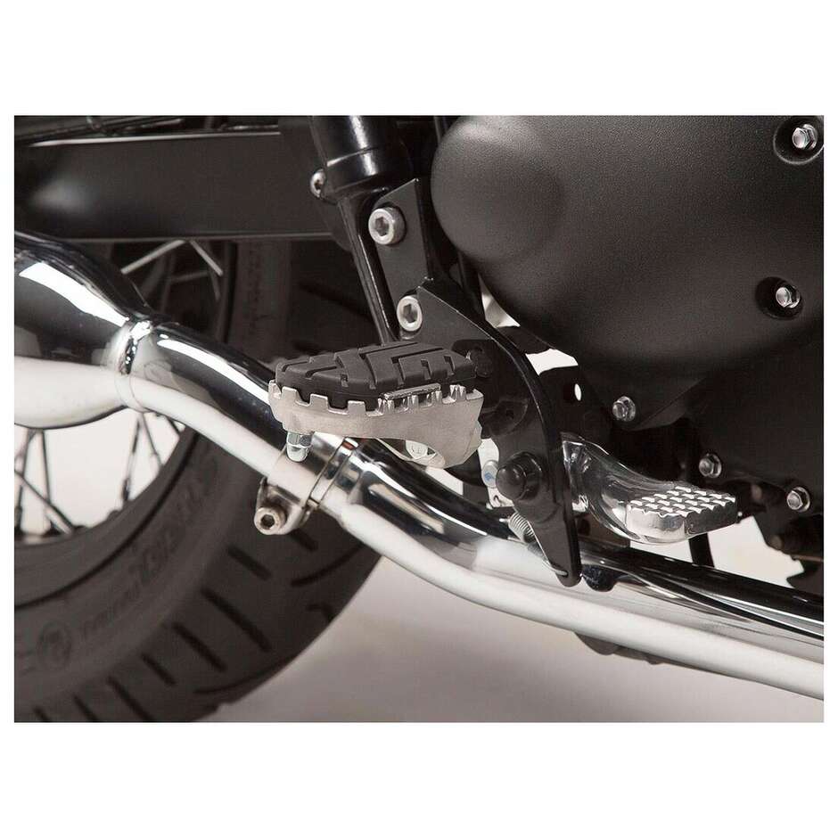 Kit repose-pieds réglables ION Sw-Motech FRS.11.011.10201/S pour TRIUMPH BONNEVILLE / T 100 (2004 - 2016) / SCRAMBLER (2005 >)