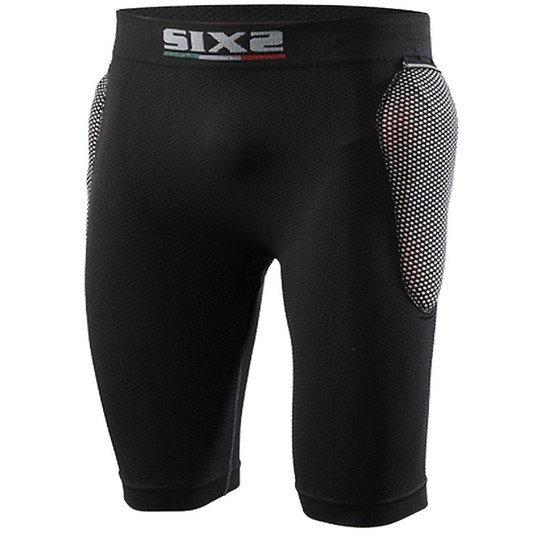 Kit Schutz Shorts Para-Steißbein SIXS Pro Sho1 mit Hips Schutz in D3O Schwarz