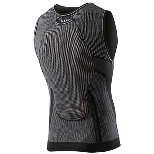 Kit Sleeveless Child Protective SIXS PRO SMX with Back protection in D3O Black