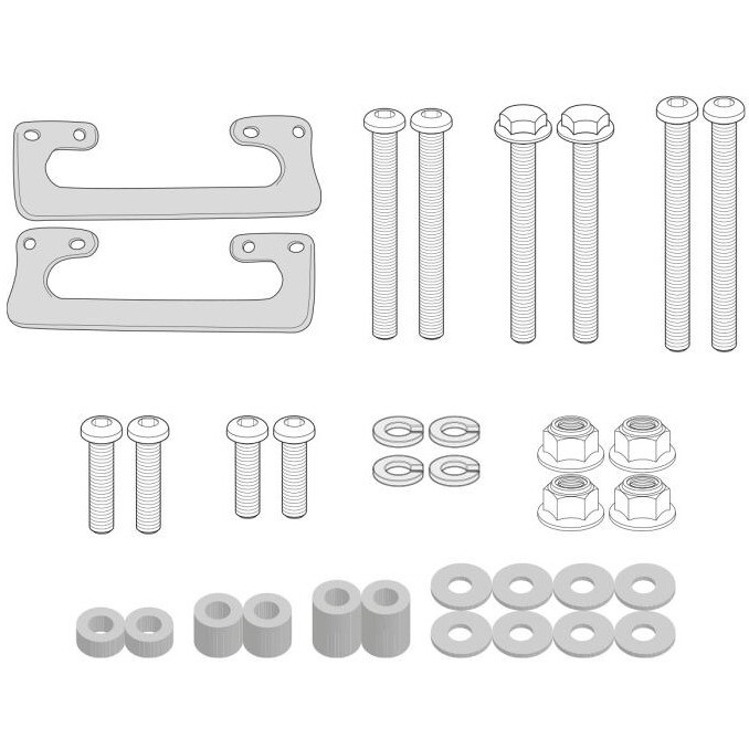 Kit Specifico 9053KIT per Montare l'Attacco Posteriore taglia uni
