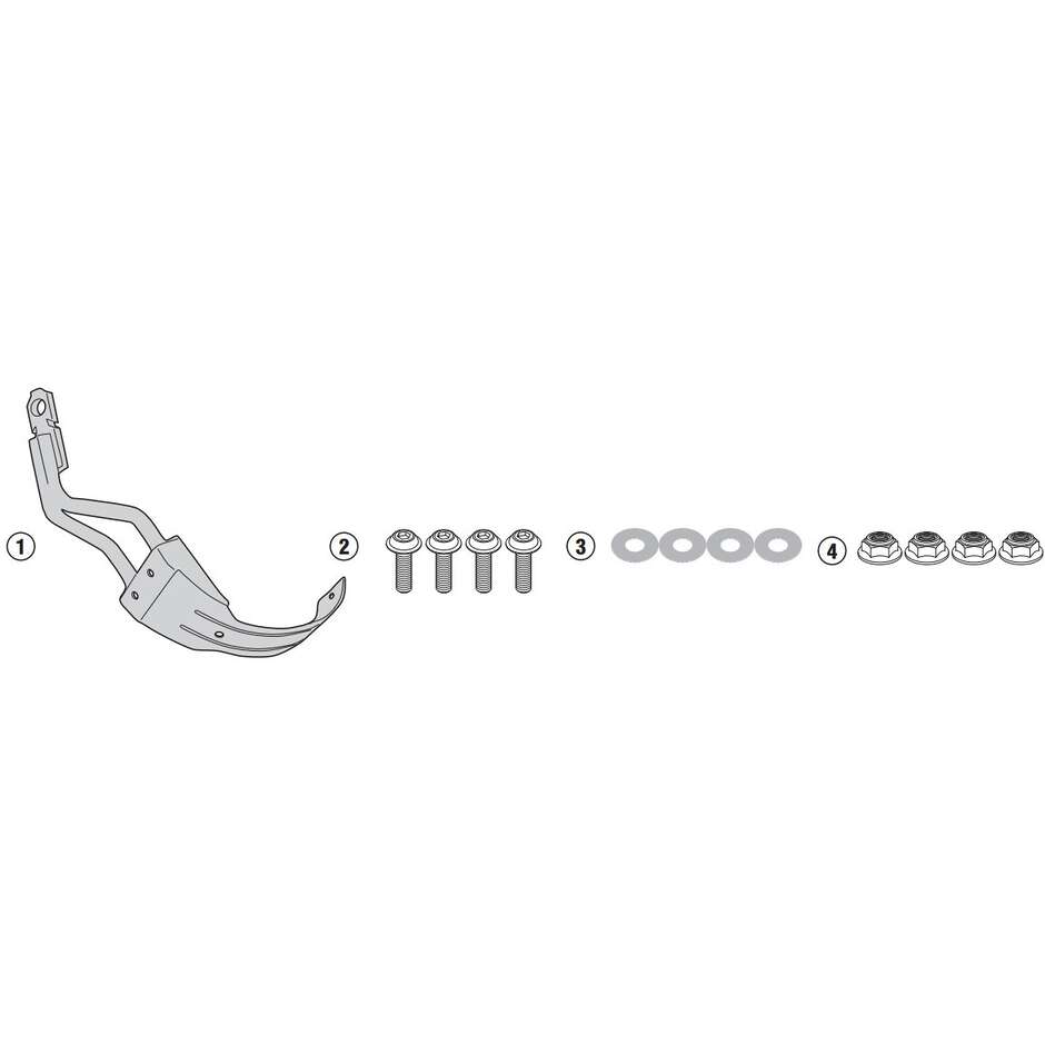 Kit spécifique pour le montage du garde-boue universel supplémentaire KRM01, KRM02 Kappa RM6415KITK Pour TRIUMPH TIGER 900 (20-25)