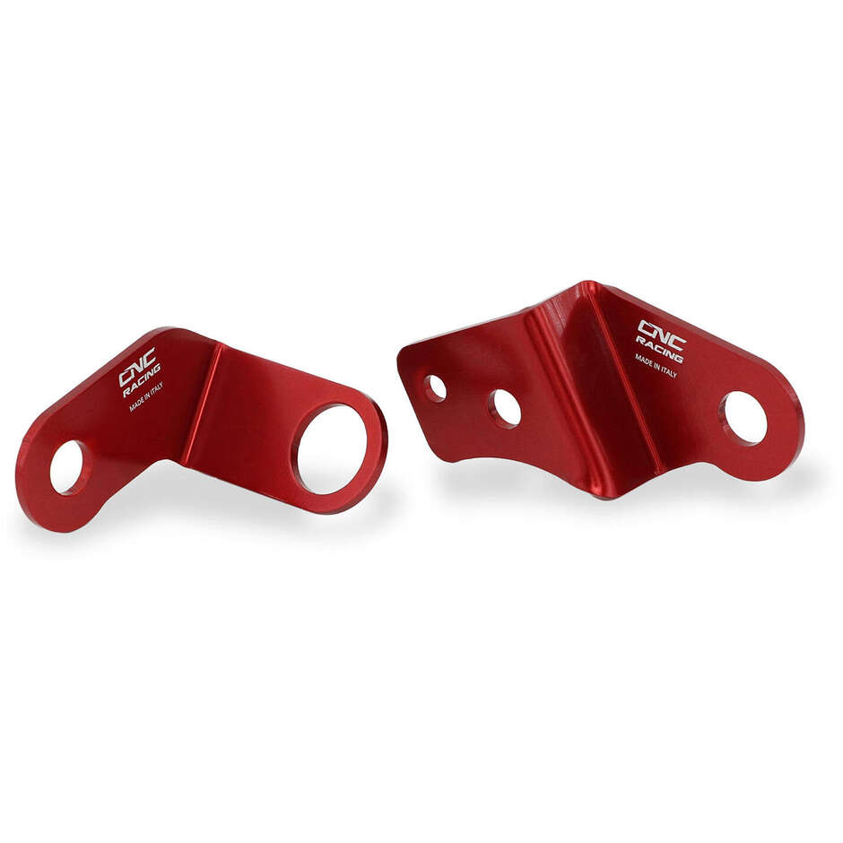 Kit staffe serbatoio fluido freno e frizione SEA15 Ducati Monster, Streetfighter V4 e V2 CNC Racing Rosso
