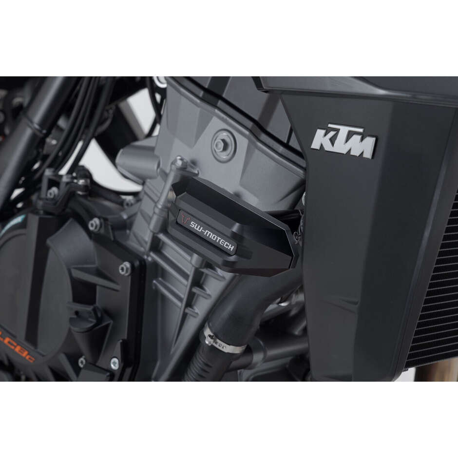 Kit Tamponi Di Protezione Nero / Argento Sw-Motech STP.04.590.10000/B Per KTM 990 Duke (23-)