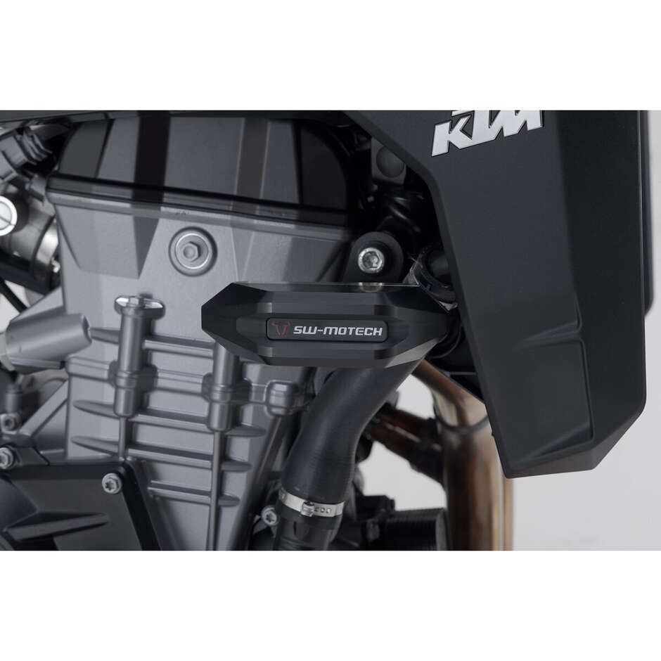 Kit Tamponi Di Protezione Nero / Argento Sw-Motech STP.04.590.10000/B Per KTM 990 Duke (23-)