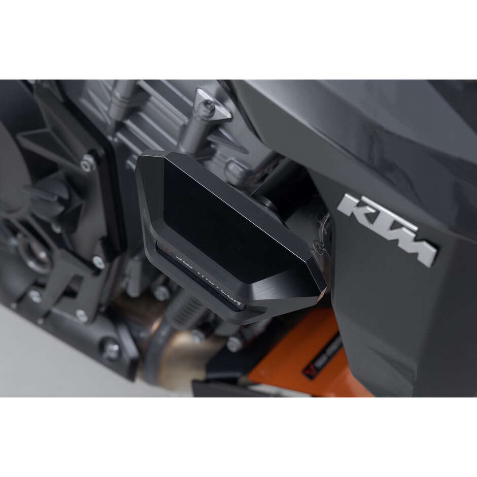 Kit Tamponi Di Protezione Nero / Argento Sw-Motech STP.04.590.10000/B Per KTM 990 Duke (23-)