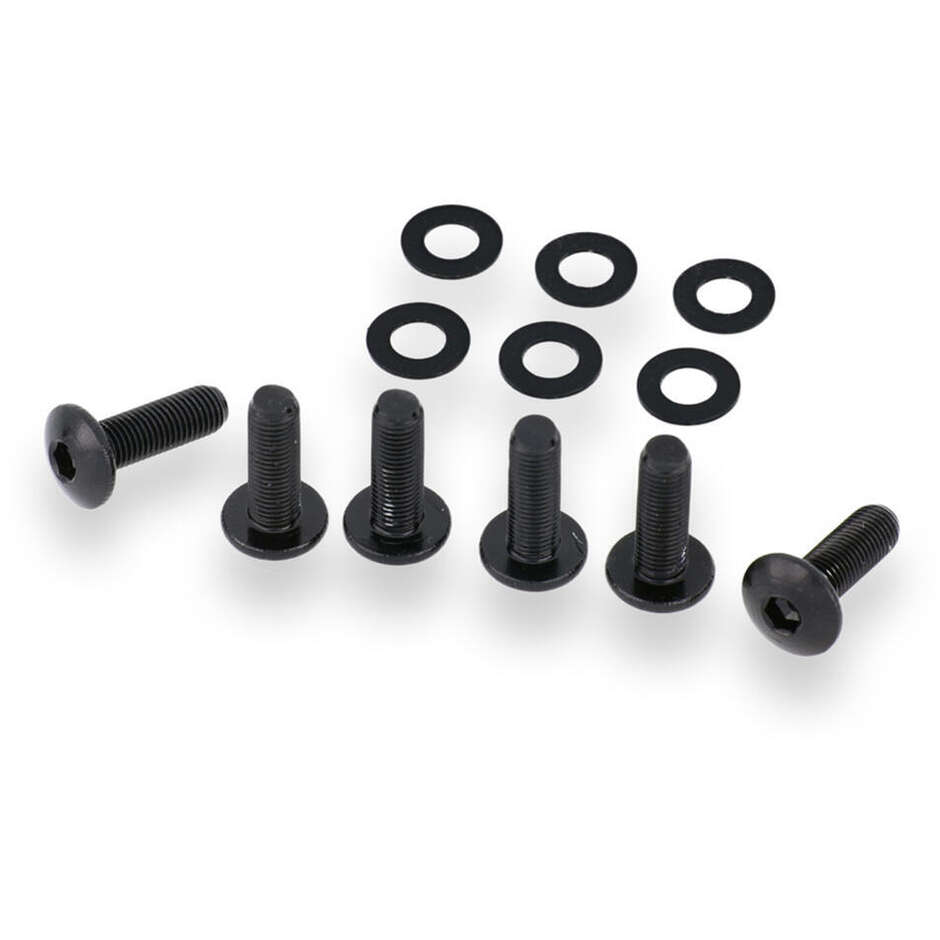 Kit viti cupolino originale Ducati 6pz KV435 CNC Racing Nero