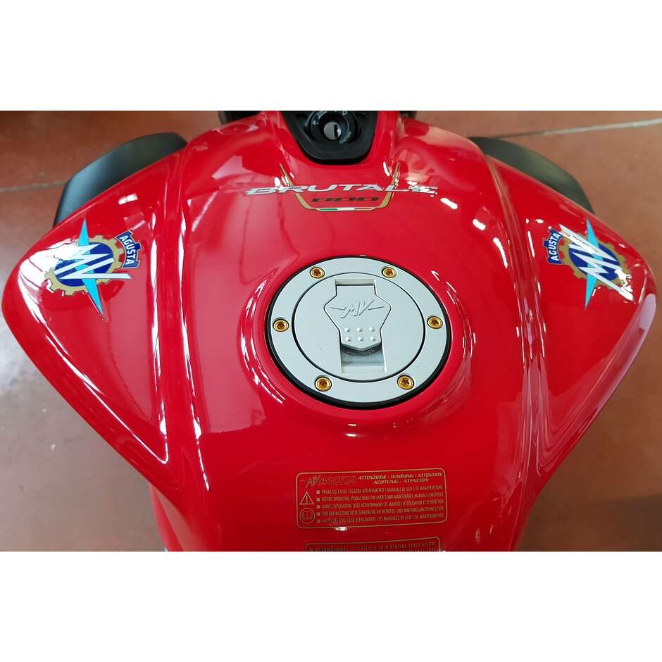 Kit viti tappo serbatoio MV Agusta CNC Racing KV438 Oro