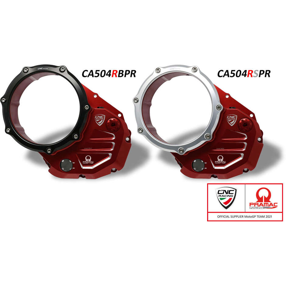 Klare Carter Ölkupplung Ducati Pramac Racing Limited Edition CNC Racing Rot Silber
