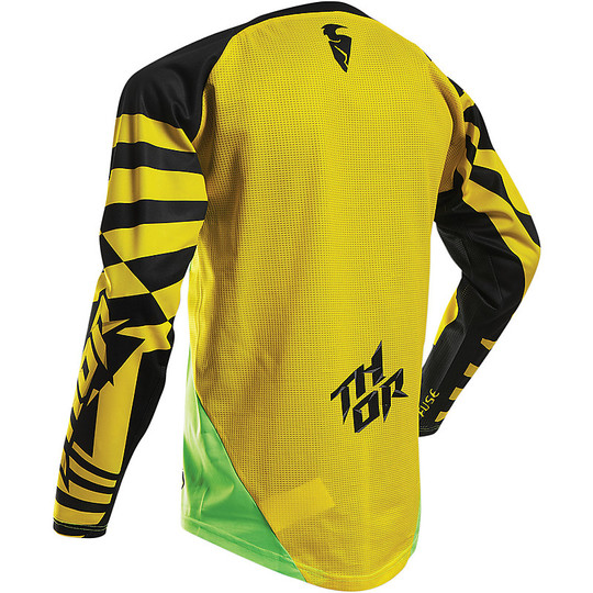 Knitted cross Moto Enduro Thor Child Youth Fuse Dazz fluo Yellow Green