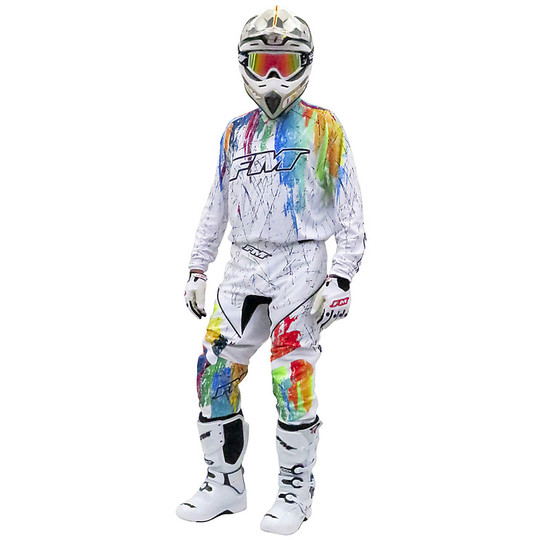 Knitted Moto Cross Enduro Racing FM X24 Action White