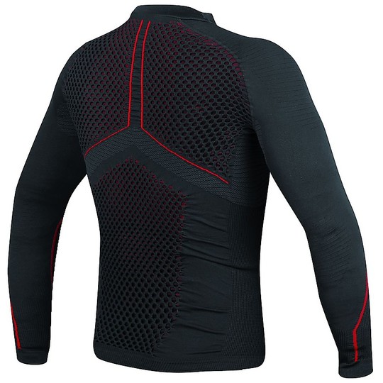 Knitted Underwear Moto Dainese D-Core No Wind Thermo LS Tee Black Red