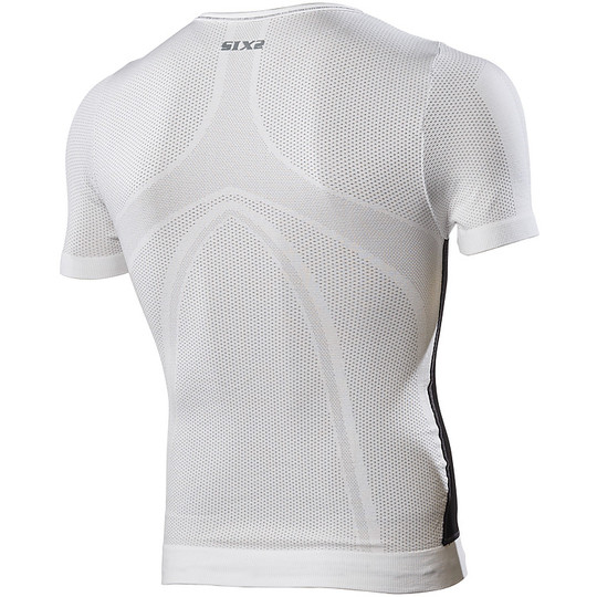 Knitted Underwear Technical Sixs Choker Antivento Short Sleeve White