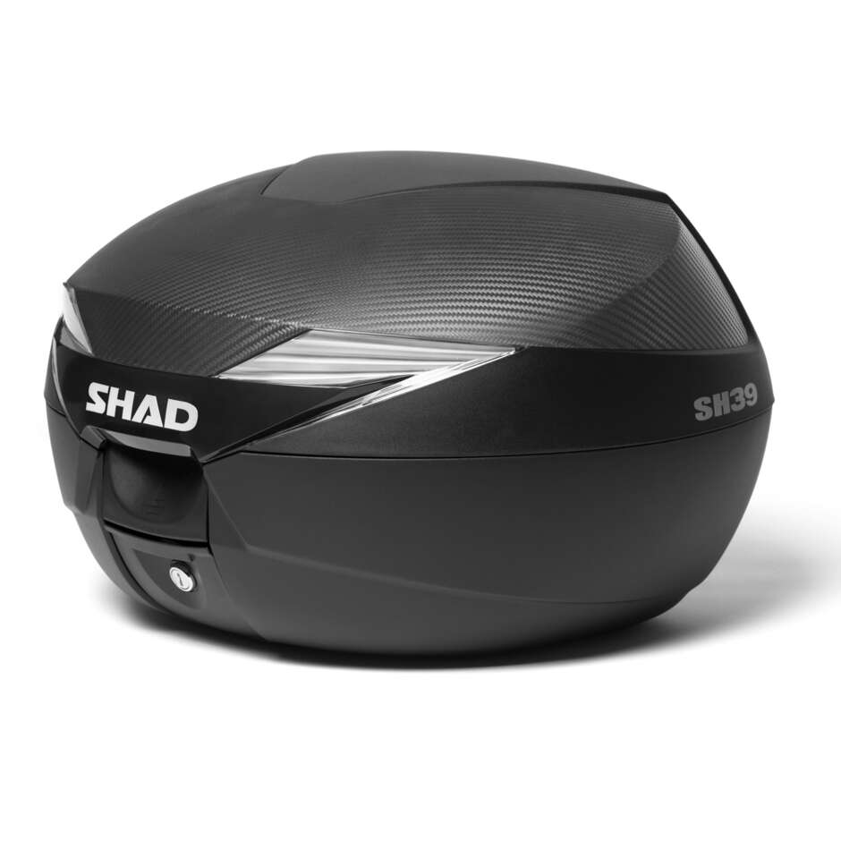 Koffer für Motorräder und Motorroller Shad Sh39 Carbon Look 39 Liter