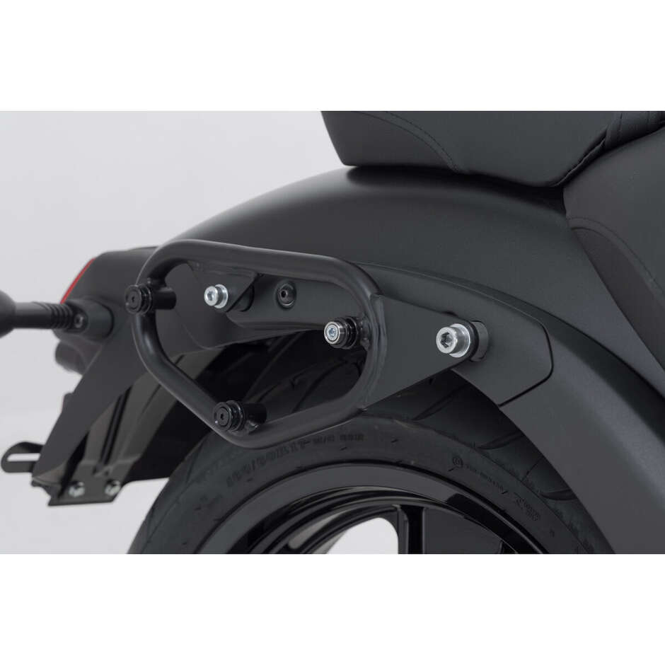 Komplettset Sw-Motech BC.HTA.08.855.20101 mit Legend Gear LC2 Black Edition Taschen + SLC Gepäckträger für KAWASAKI EN650 Vulcan S (15-24)