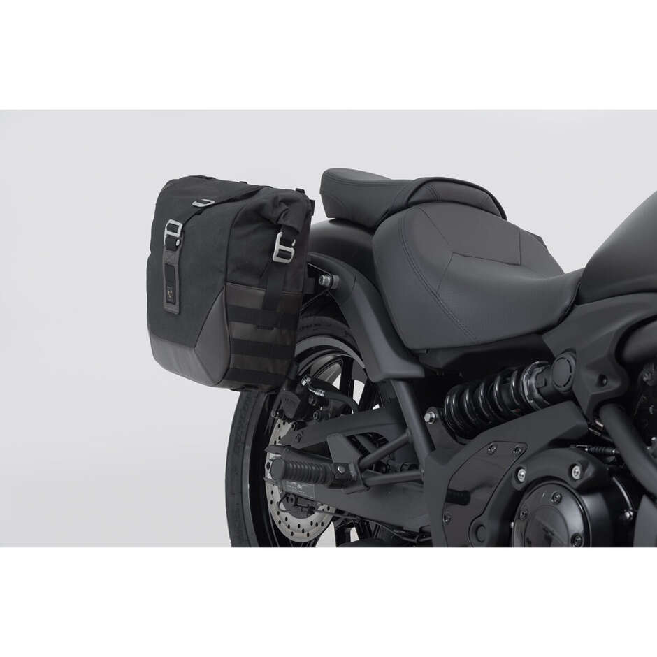 Komplettset Sw-Motech BC.HTA.08.855.20101 mit Legend Gear LC2 Black Edition Taschen + SLC Gepäckträger für KAWASAKI EN650 Vulcan S (15-24)