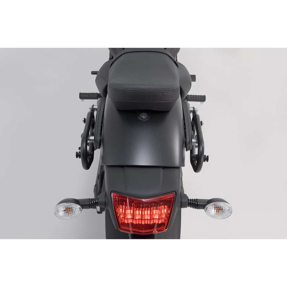Komplettset Sw-Motech BC.HTA.08.855.20101 mit Legend Gear LC2 Black Edition Taschen + SLC Gepäckträger für KAWASAKI EN650 Vulcan S (15-24)
