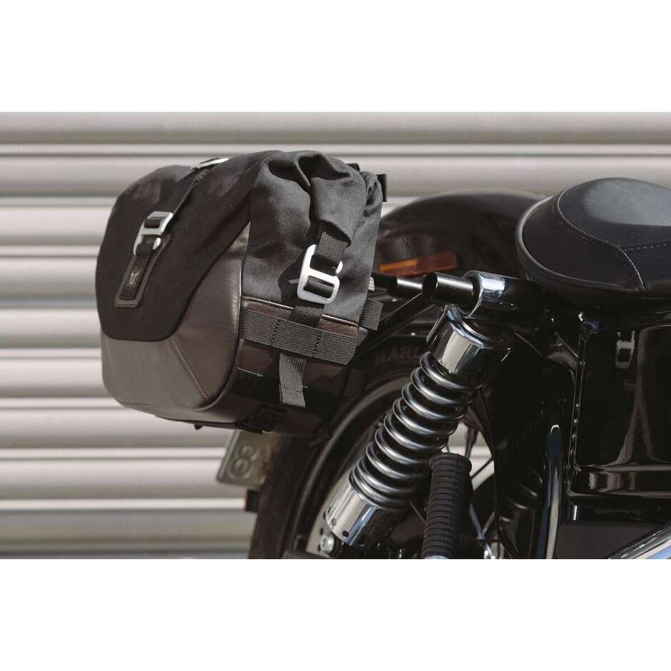 Komplettset Sw-Motech BC.HTA.18.791.20000 mit Legend Gear LC2/LC2 Taschen + SLC Rahmen für HARLEY DAVIDSON FXDWG1584 Dyna Wide Glide (10-12); FXDWG1690 Dyna Wide Glide (12-17)