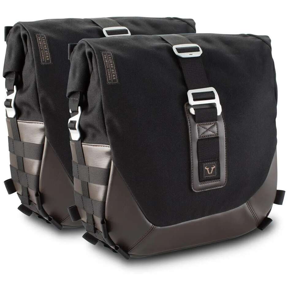 Komplettset Sw-Motech CHTA0889120101 mit Legend Gear LC2 Taschen + SLC Gepäckträger für KAWASAKI Z900RS ABS (18-24)