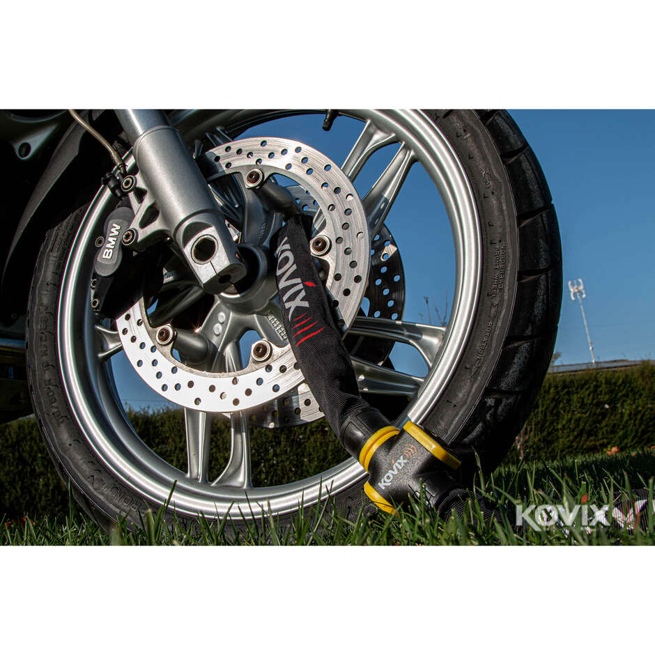 Kovix kcl1 chaîne de moto de verrouillage de disque alarmé longueur 150 mm