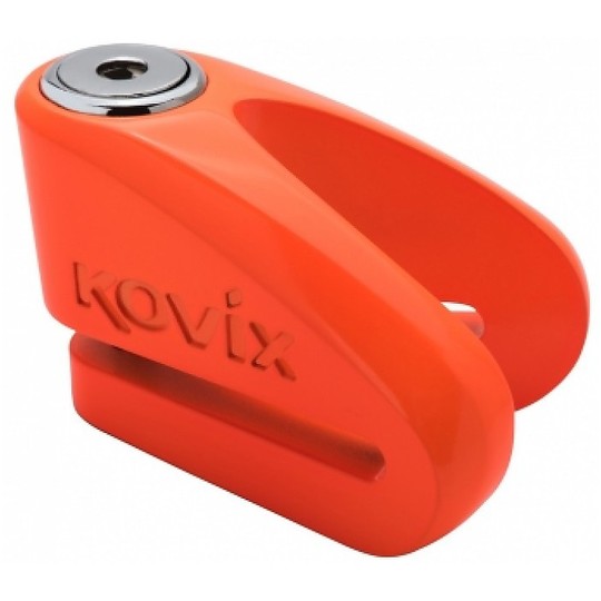 KOVIX KVZ1 Goupille de verrouillage de disque en alliage de zinc Double ancre Pin 6 mm Orange Fluo