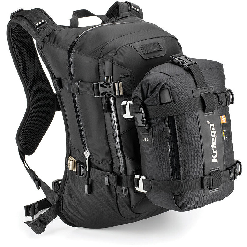 Kriega R20 Backpack Sac à dos technique moto noir