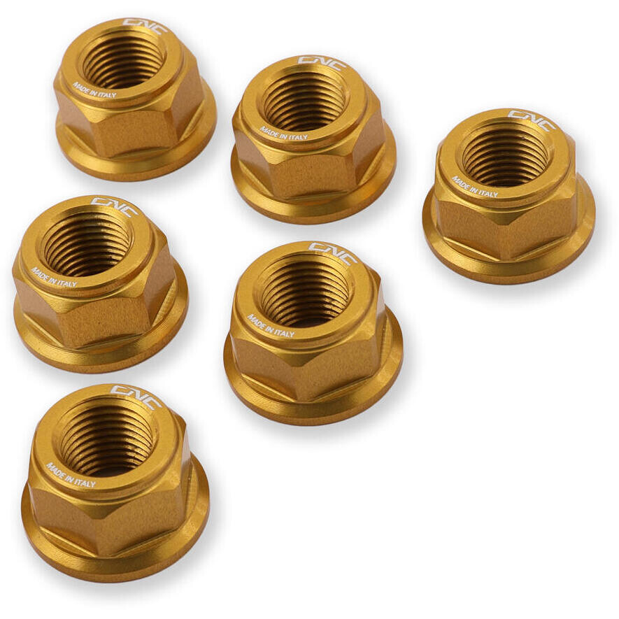 Kronenmuttern DA387 M10x1.25 CNC Racing Gold