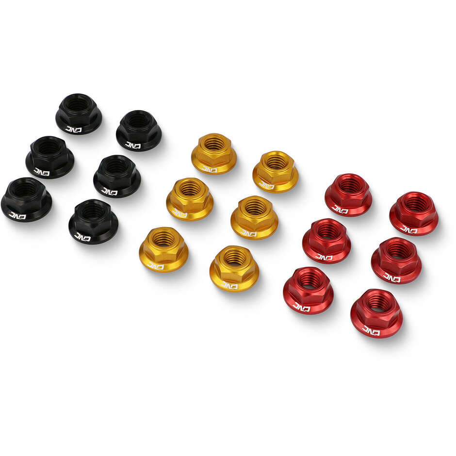 Kronenmuttern DA388 Ducati M8x1.25 CNC Racing Gold