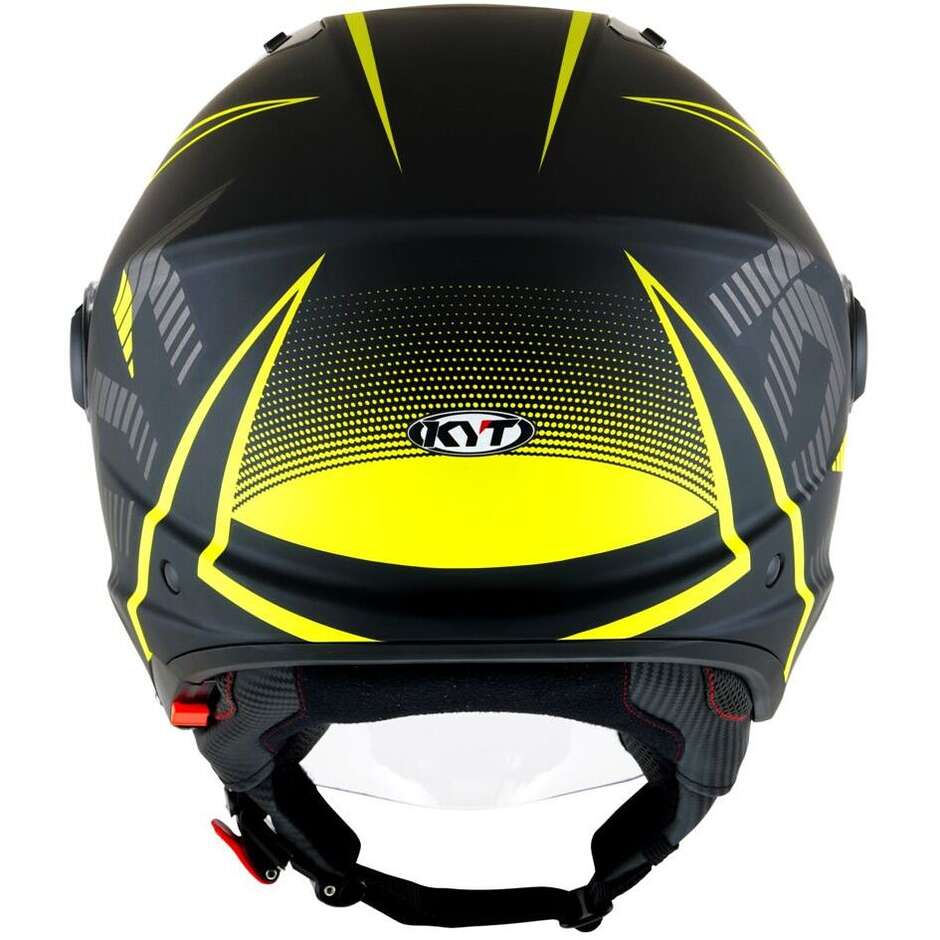 KYT D-CITY COLORFUL Gelber Motorrad-Jethelm
