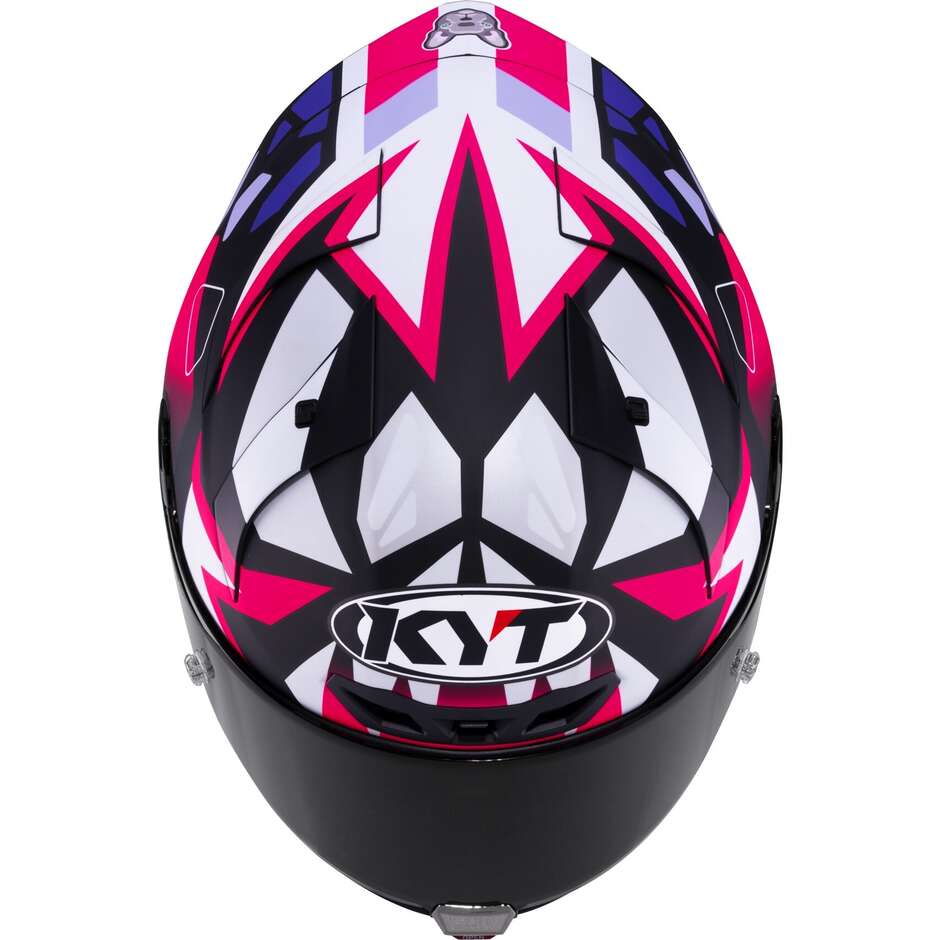 Kyt KX-1 Race GP Bastianini Replica 2026 Integralhelm für Rennmotorräder, matt - FIM