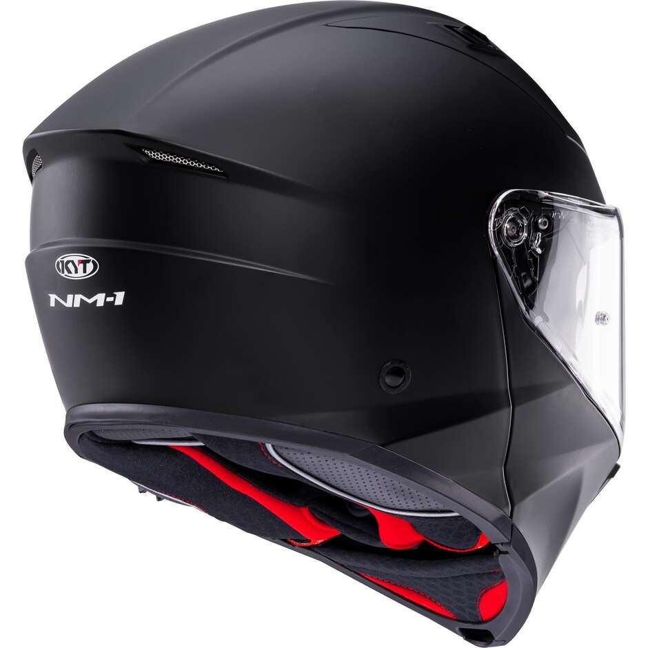 Kyt NM-1 PLAIN Modular Motorcycle Helmet, Matte Black