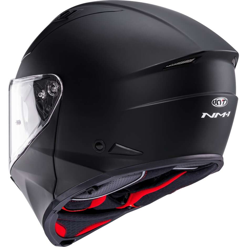 Kyt NM-1 PLAIN Modular-Motorradhelm, Mattschwarz