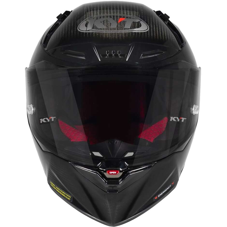 Kyt R1R CARBON Glänzender Integralhelm für Rennmotorräder