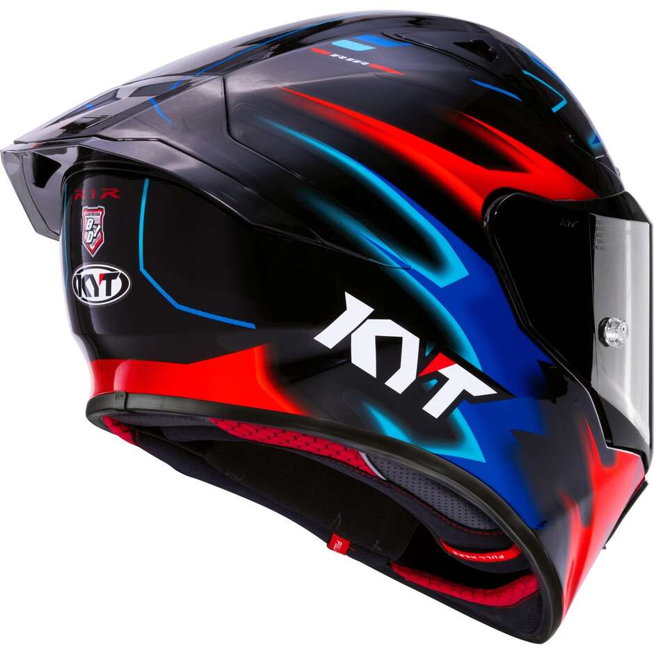 Kyt R1R HYPERSPACE Black Full Face Racing Motorcycle Helmet
