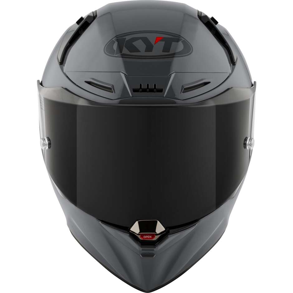 Kyt R1R PLAIN GRL Full Face Racing Motorcycle Helmet Grey