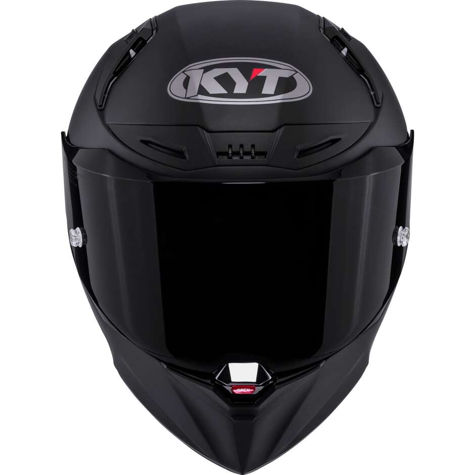 Kyt R1R PLAIN Integralhelm für Rennfahrer, Mattschwarz